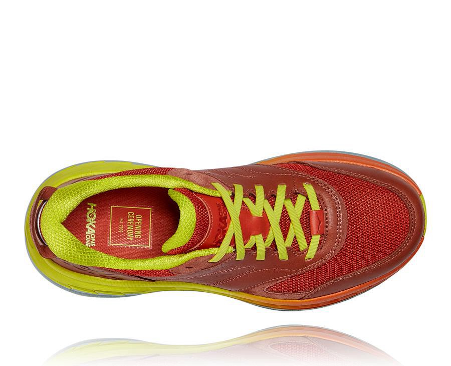 Hoka Australia One One Bondi L - Mens Running Shoes Red - GSVZY-1723